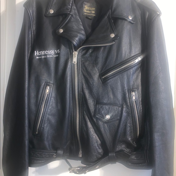 Hennessy Jackets & Coats Hennessy Vs Custom Leather Jacket Poshmark